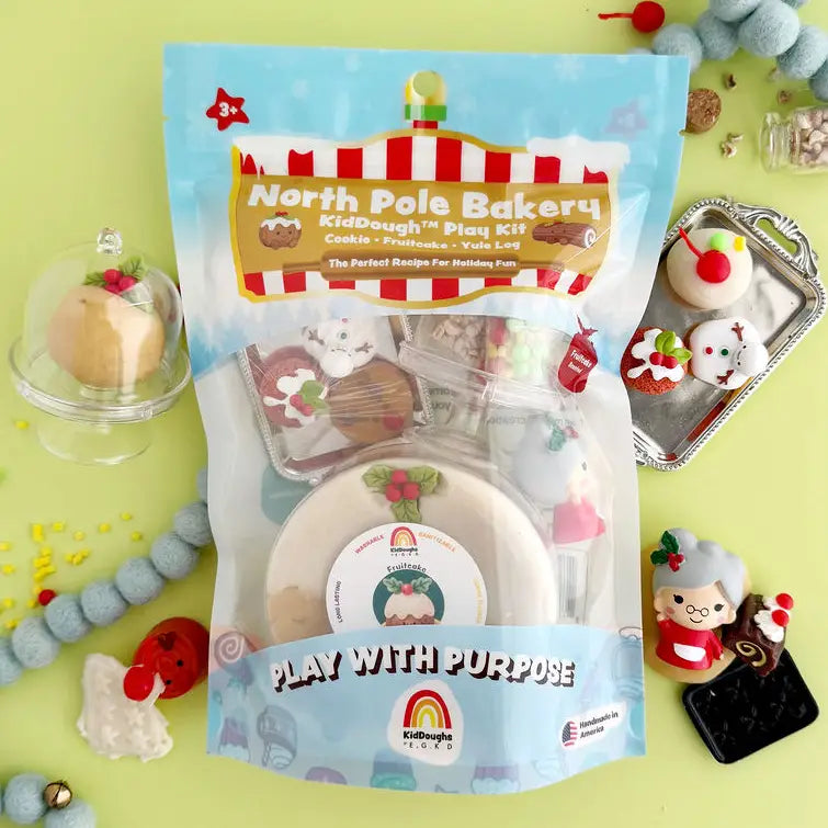 North Pole Bakery Kiddough Play Kit Earth Grown KidDoughs Lil Tulips