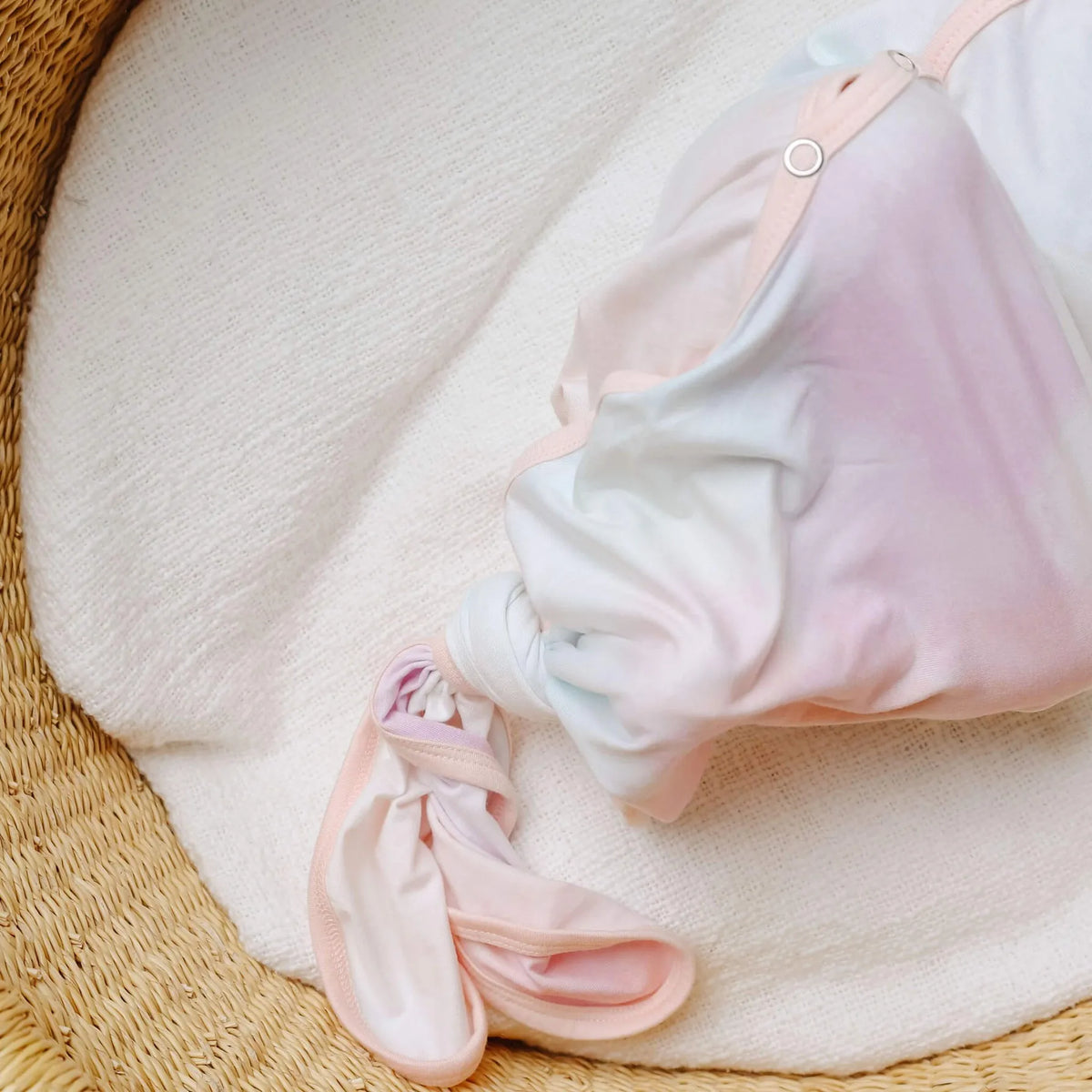 Nova Newborn Knotted Gown Copper Pearl Lil Tulips