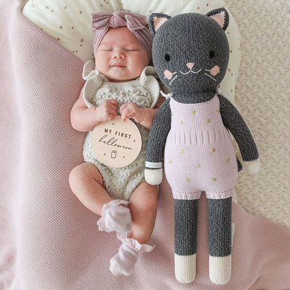 Nova the Kitten Hand Knit Doll cuddle+kind Lil Tulips