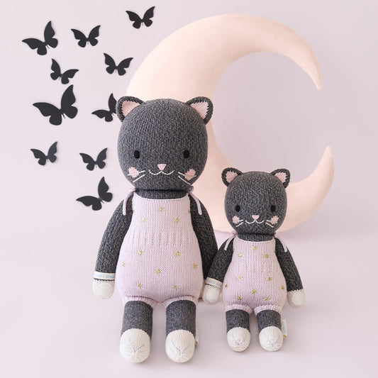 Nova the Kitten Hand Knit Doll cuddle+kind Lil Tulips