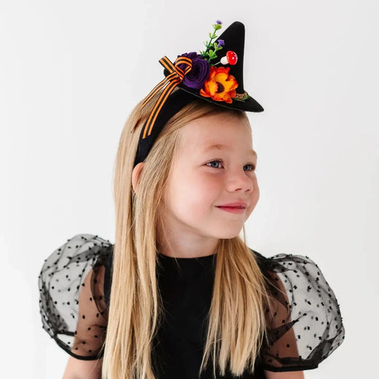 Novelty: Forest Witch Hat Baby Bling Bows Headbands Lil Tulips