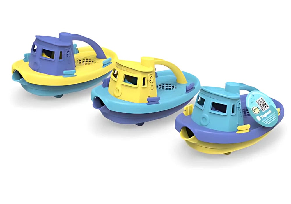 OceanBound Tug Boat Green Toys Lil Tulips