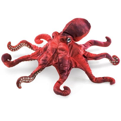 Octopus, Red Hand Puppet Folkmanis Puppets Folkmanis Puppets Lil Tulips