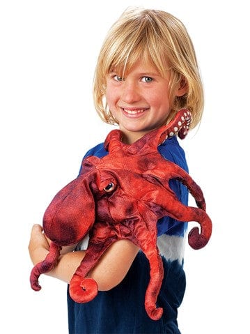 Octopus, Red Hand Puppet Folkmanis Puppets Folkmanis Puppets Lil Tulips
