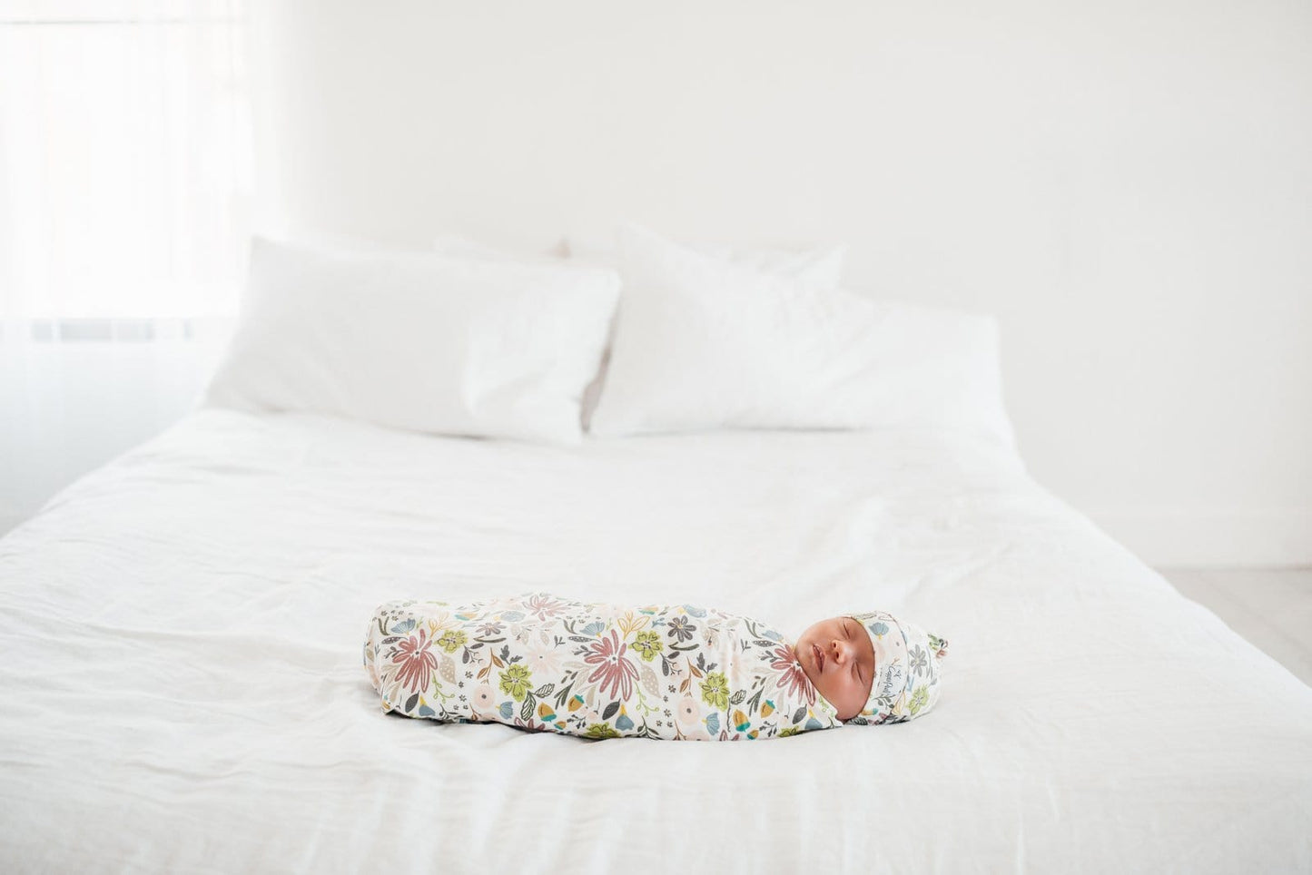 Olive Knit Swaddle Blanket Copper Pearl Lil Tulips
