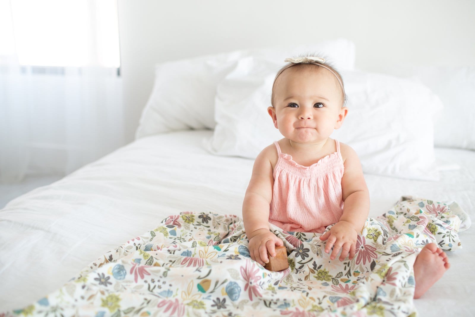 Olive Knit Swaddle Blanket Copper Pearl Lil Tulips