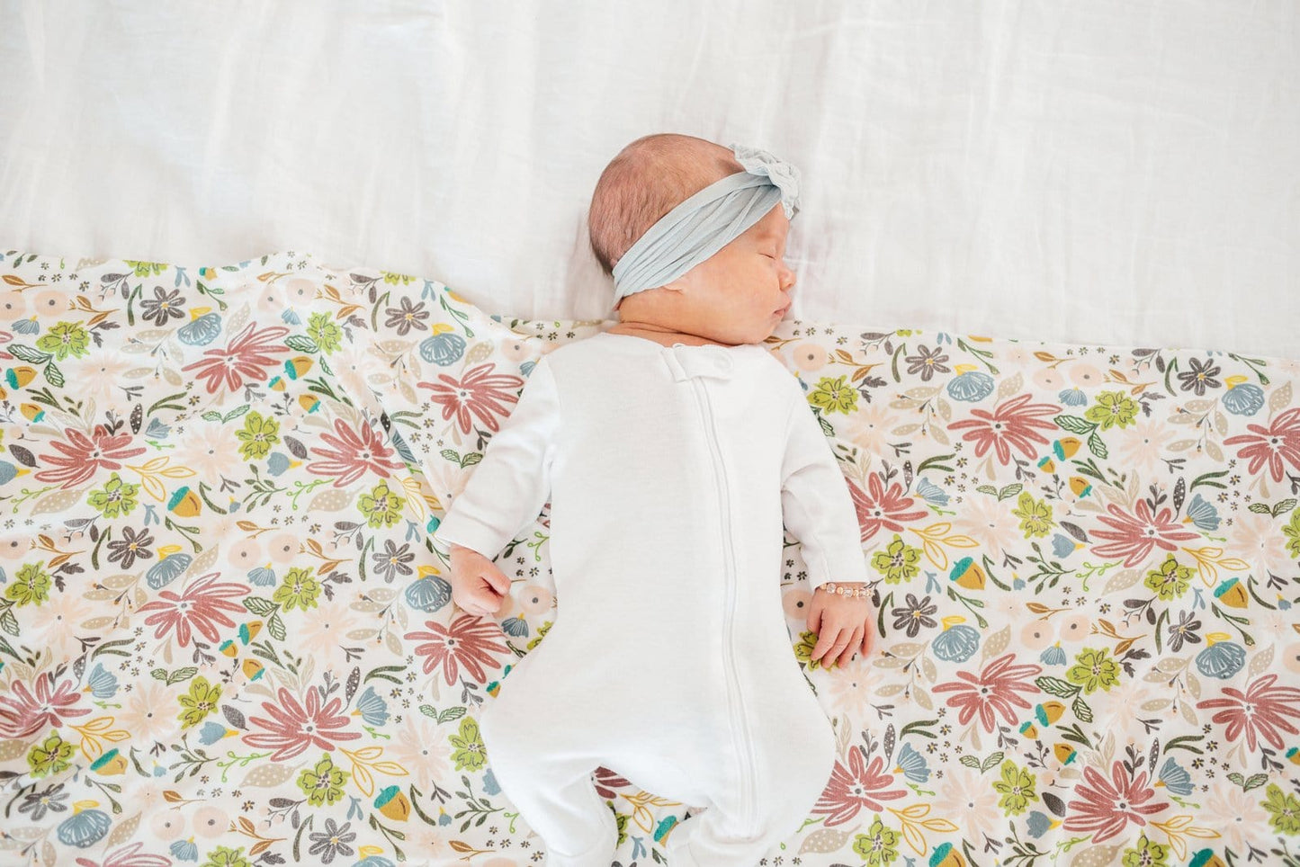 Olive Knit Swaddle Blanket Copper Pearl Lil Tulips