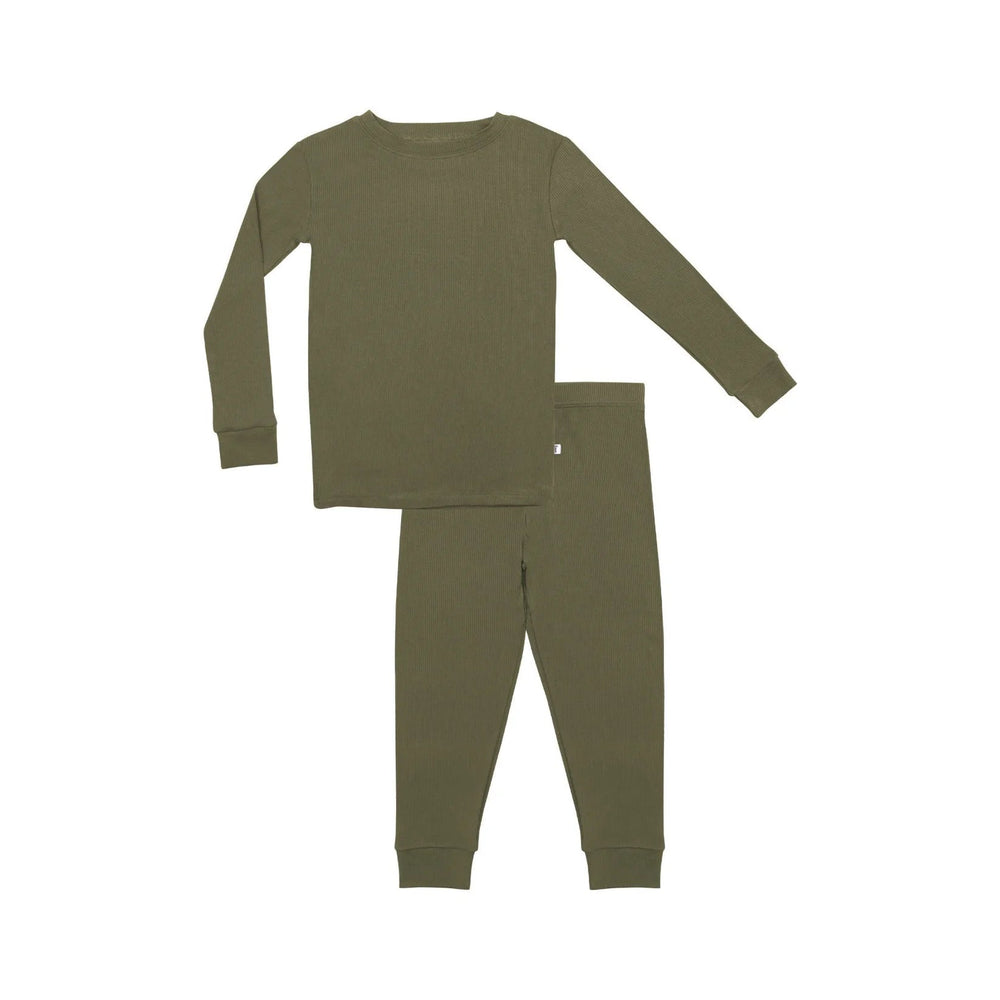 Olive Small Ribbed Two-Piece Set - RELEASING Oct. 25th Brave Little Ones Lil Tulips