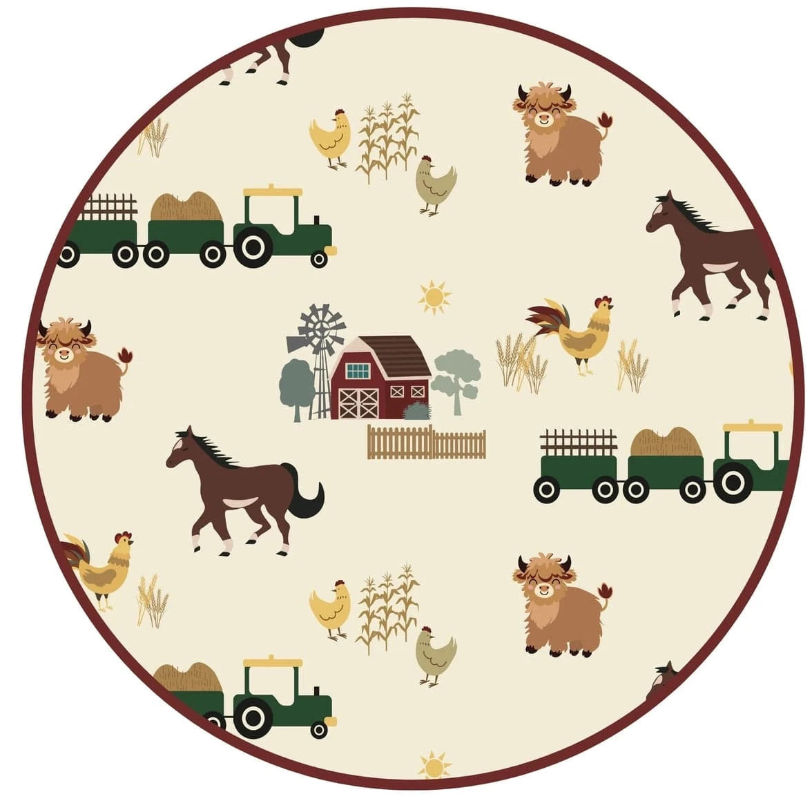 On the Farm Bamboo Convertible Baby Pajama Emerson and Friends Lil Tulips