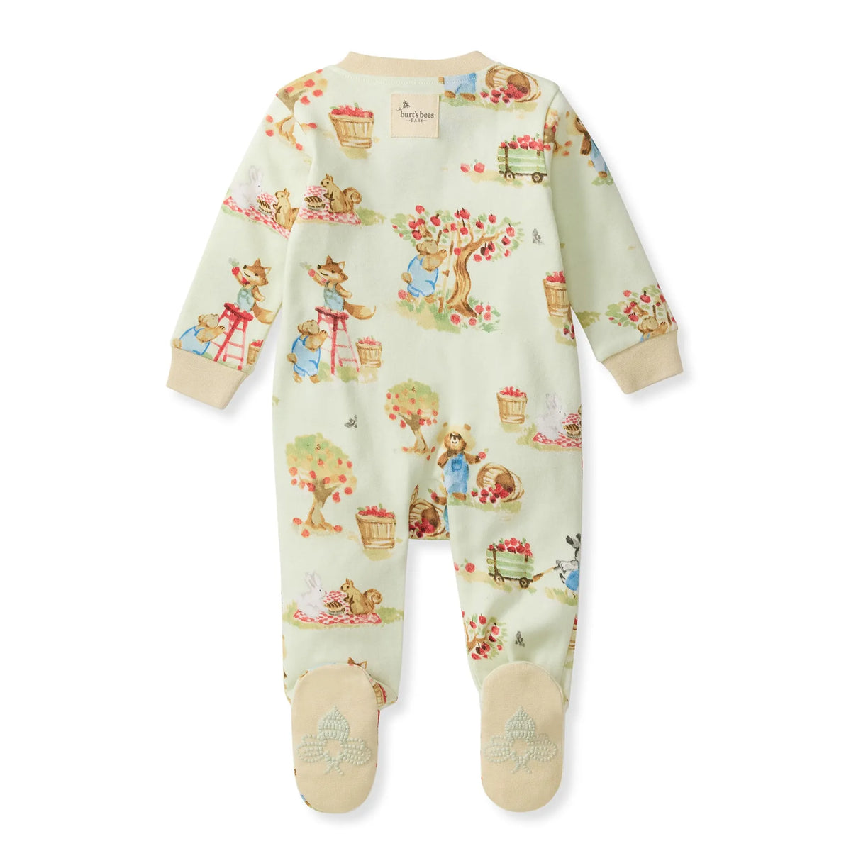 On the Orchard Organic Cotton Sleep & Play Footed Burt's Bees Baby Lil Tulips
