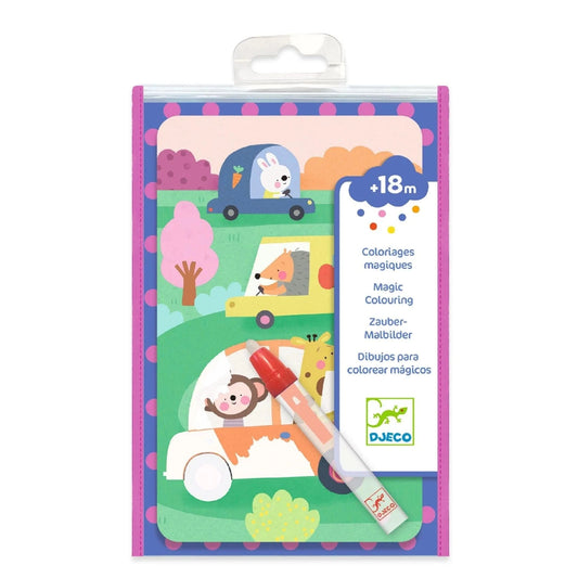 On the Road Magic Coloring Kit Djeco Lil Tulips