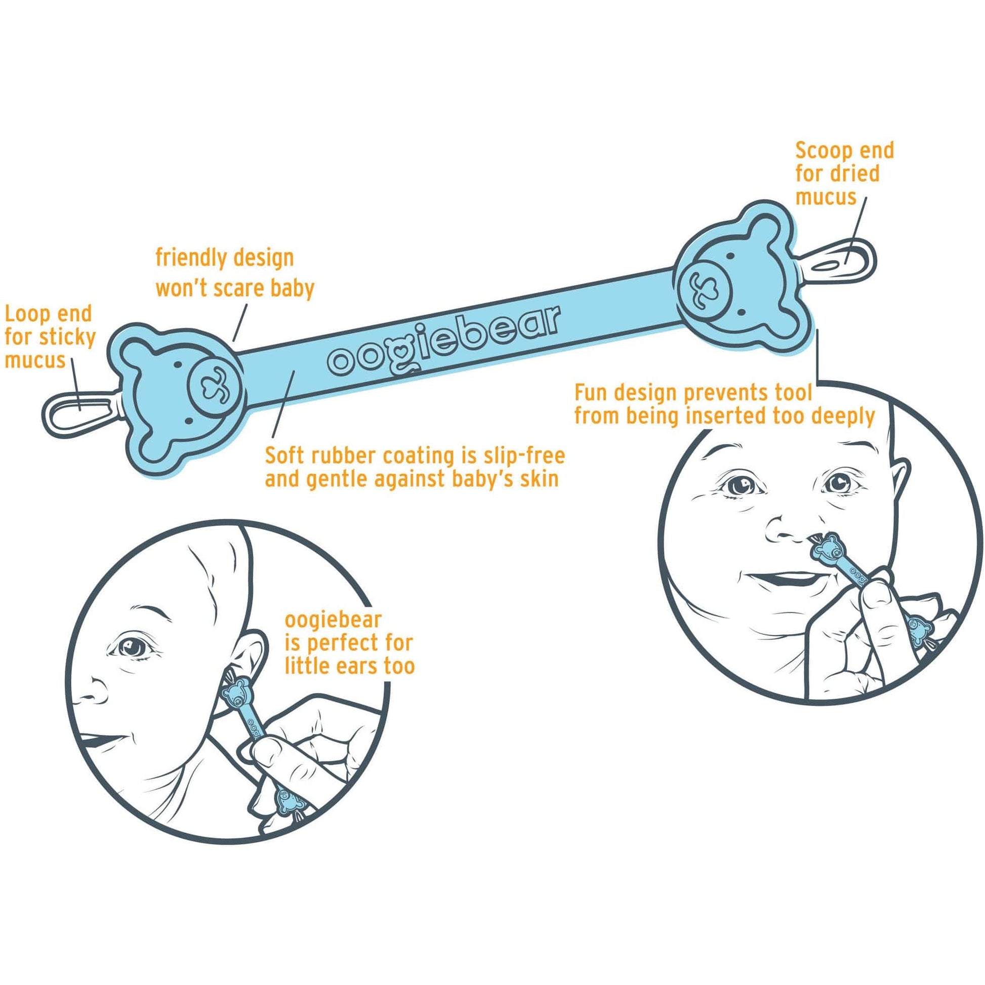 oogiebear - The Safe Baby Nasal Booger and Ear Cleaner oogiebear Lil Tulips
