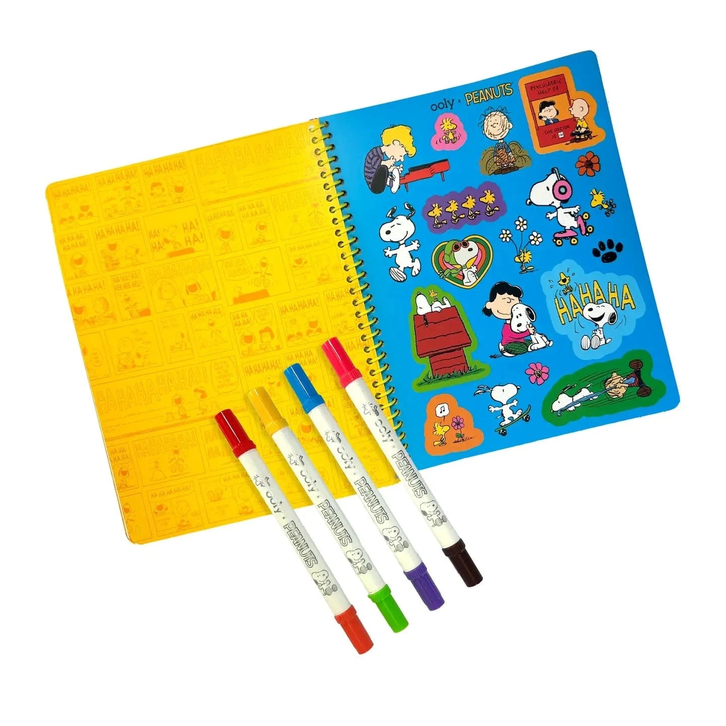OOLY X Peanuts Activity Travel Kit & Double-Ended Markers OOLY Lil Tulips