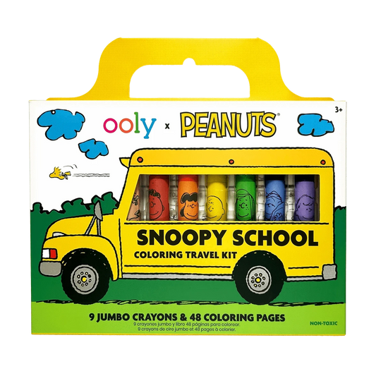 OOLY X Peanuts Snoopy School Coloring Travel Kit OOLY Lil Tulips