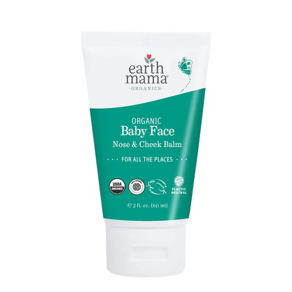 Organic Baby Face Nose and Cheek Balm Earth Mama Organics Lil Tulips