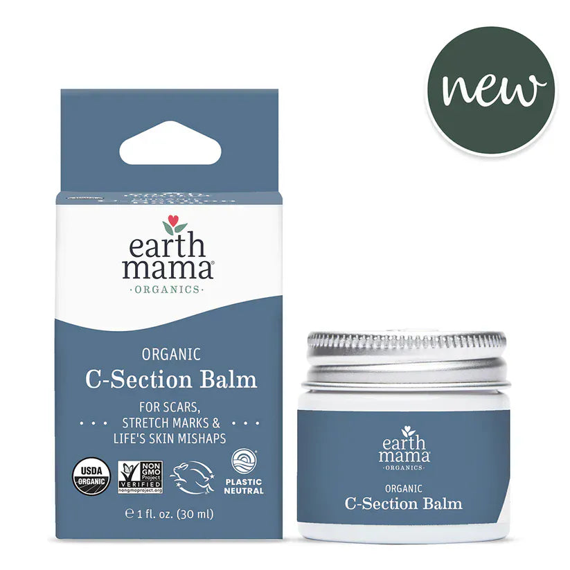 Organic C-Section Balm Earth Mama Organics Lil Tulips