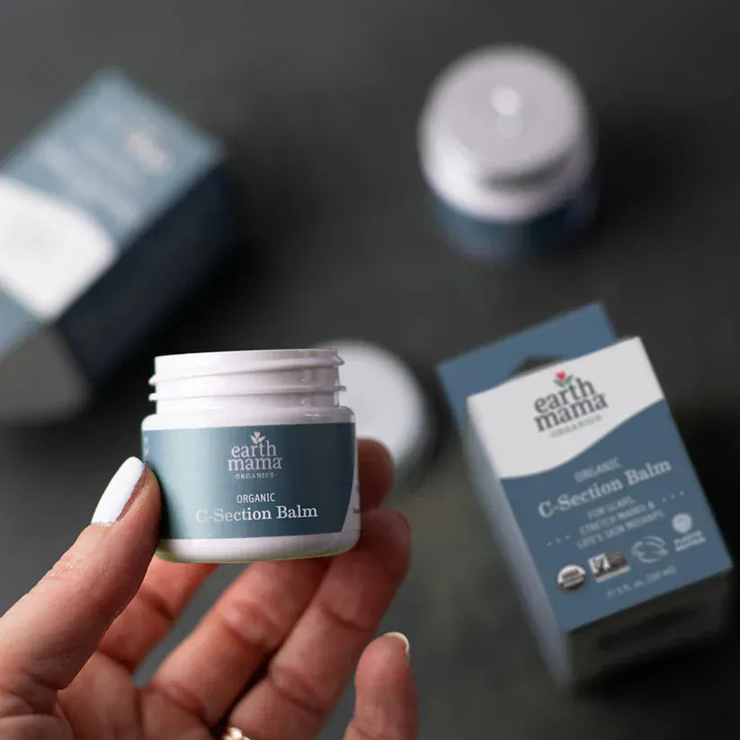Organic C-Section Balm Earth Mama Organics Lil Tulips