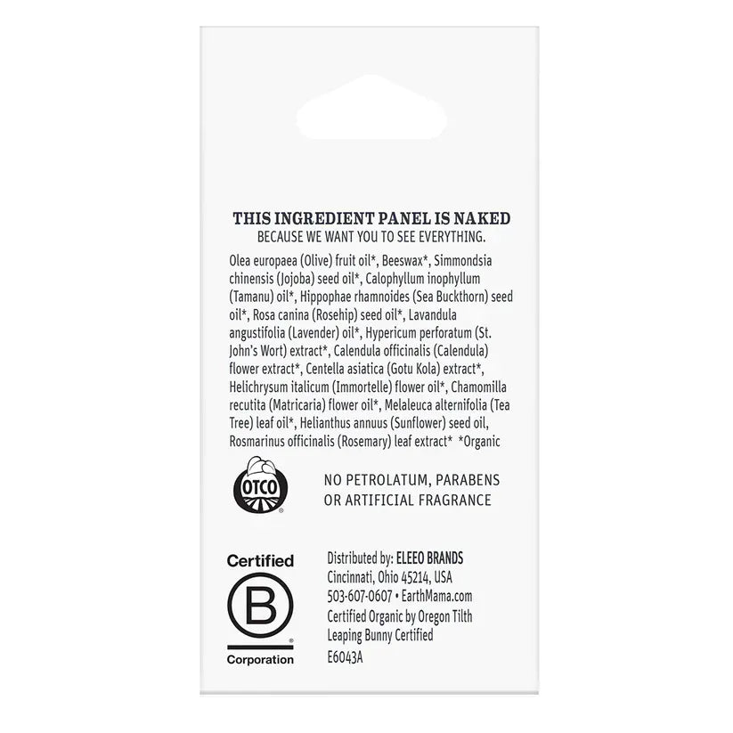 Organic C-Section Balm Earth Mama Organics Lil Tulips