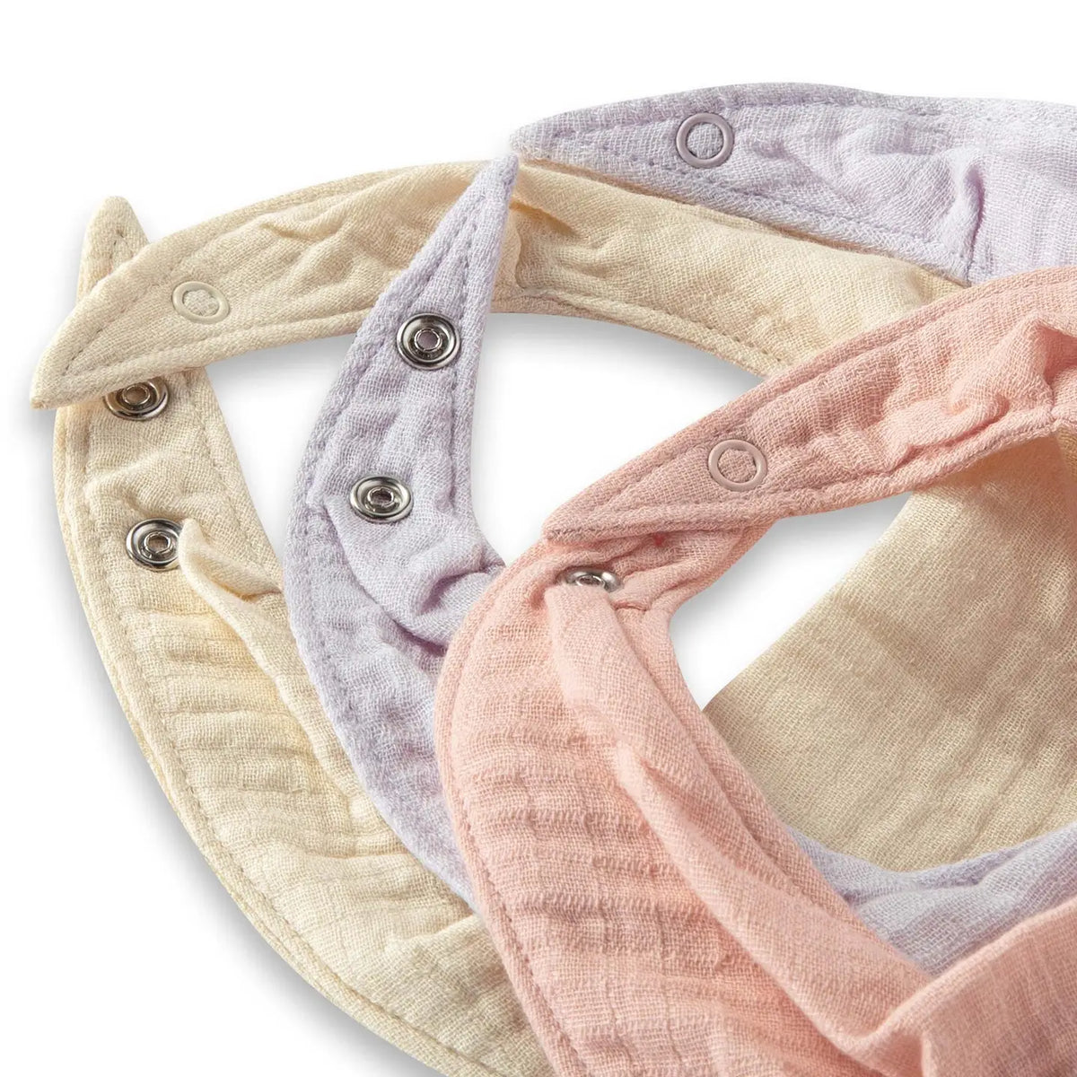 Organic Cotton Baby Bandana Bibs - Pink Sand Burt's Bees Baby Lil Tulips