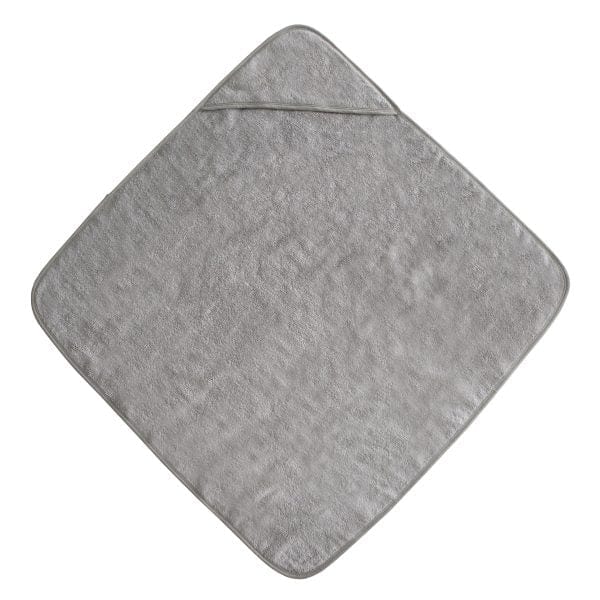 Organic Cotton Baby Hooded Towel (Gray) Mushie Lil Tulips