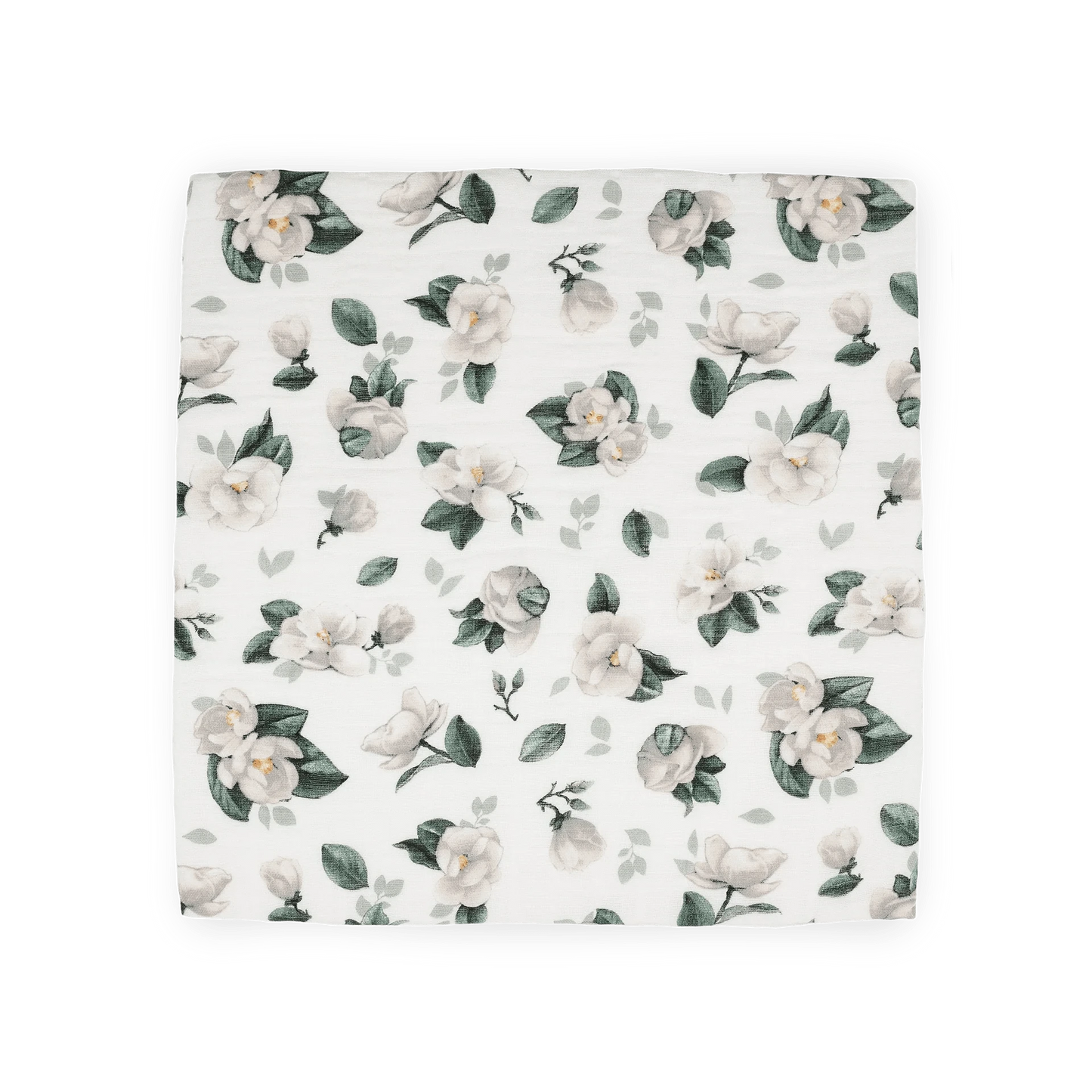 Organic Cotton Muslin Swaddle Blanket - Magnolia Little Unicorn Lil Tulips