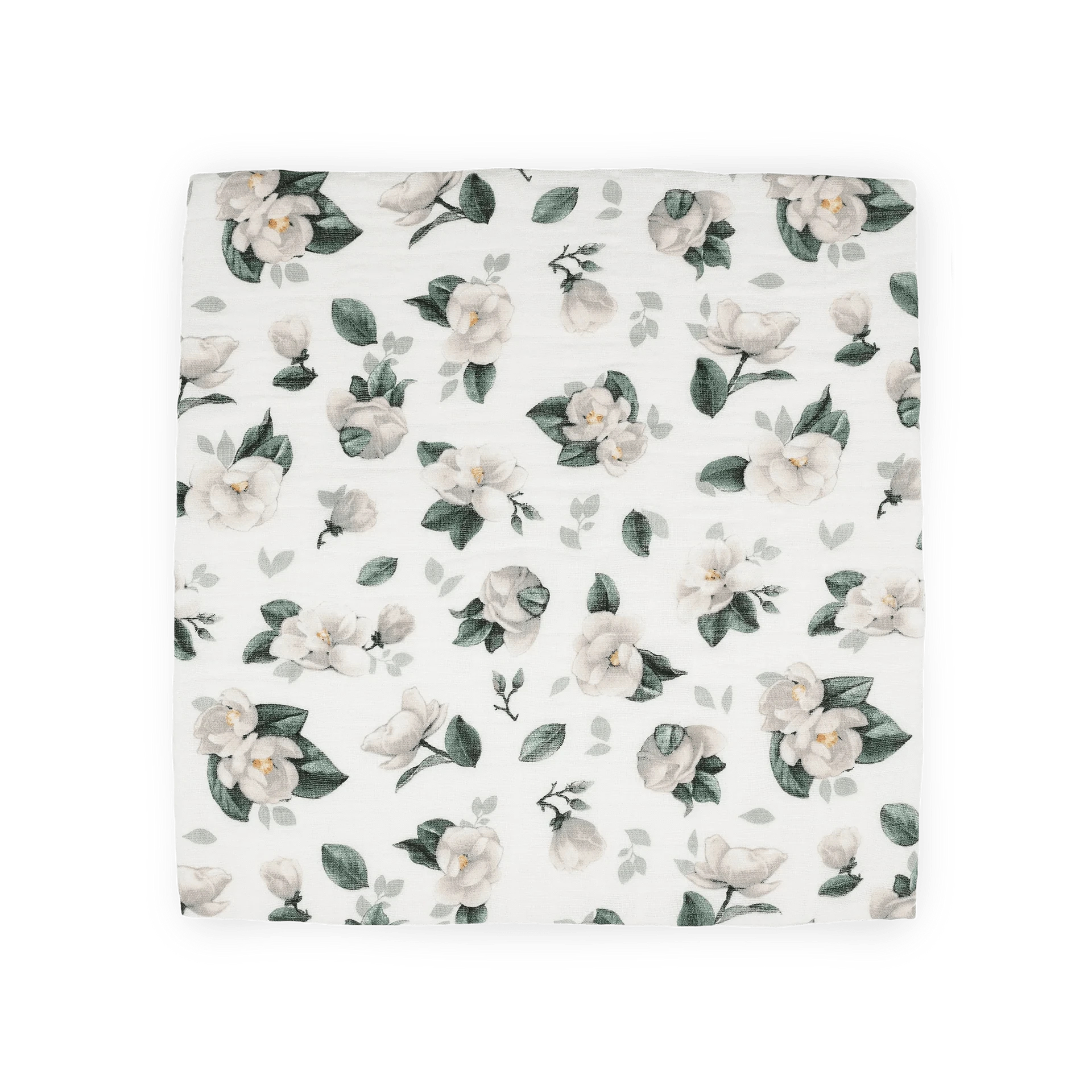 Organic Cotton Muslin Swaddle Blanket - Magnolia Little Unicorn Lil Tulips