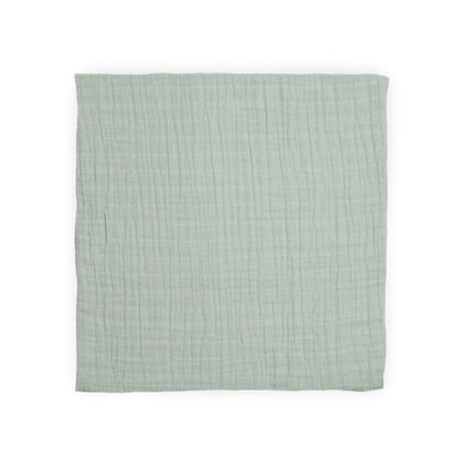 Organic Cotton Muslin Swaddle Blanket - White Sage Little Unicorn Lil Tulips