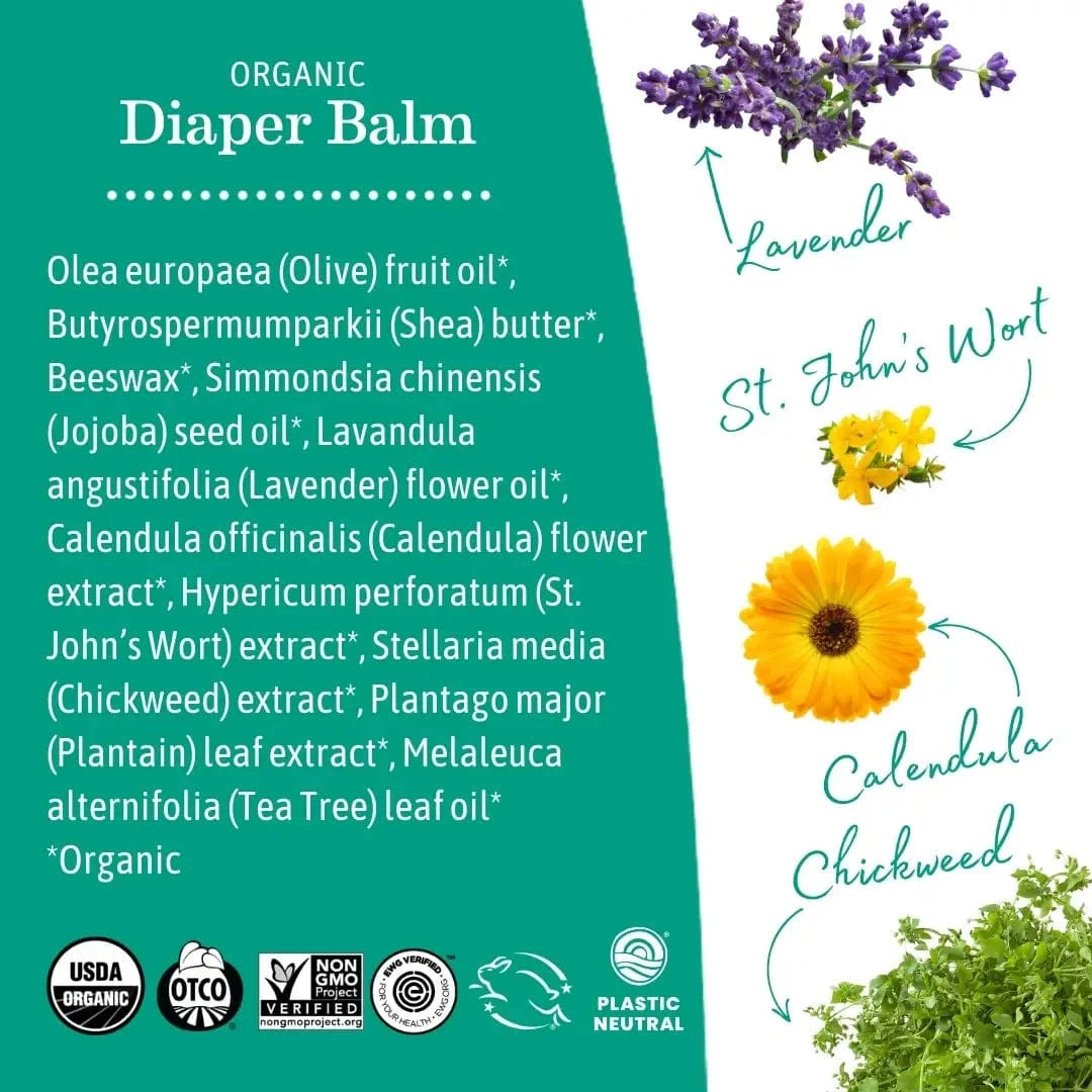 Organic Diaper Balm Earth Mama Organics Lil Tulips