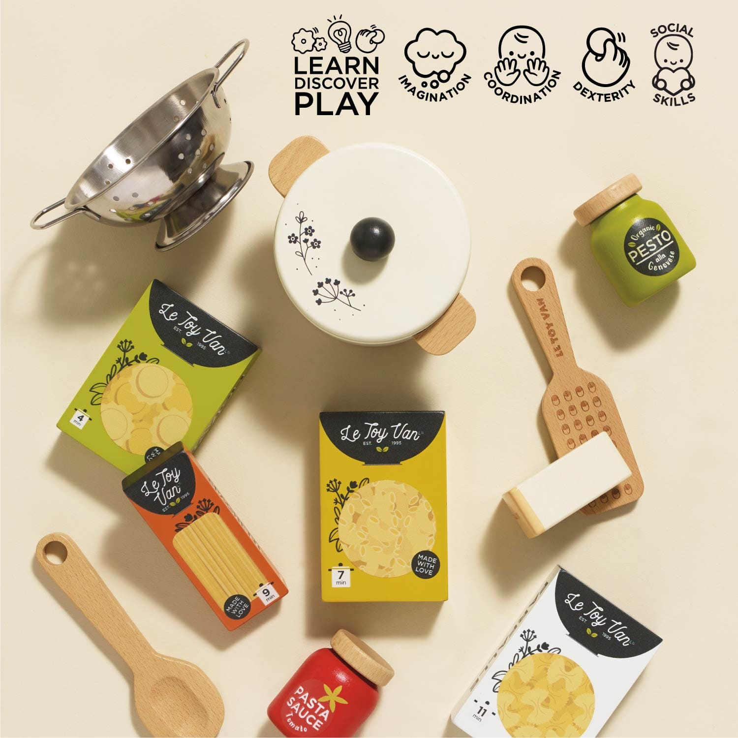 Organic Pasta Set Le Toy Van Lil Tulips