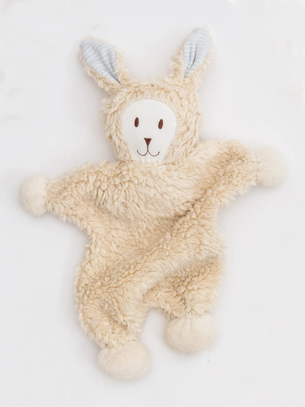 Organic Snuggle Bunny Toy - Blue Stripe Ears Under the Nile Lil Tulips