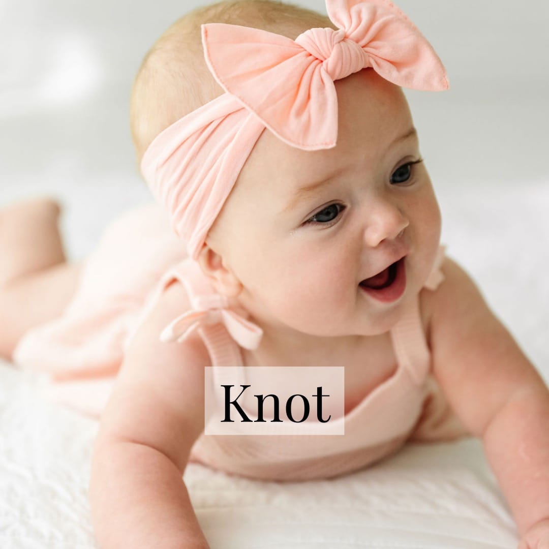 Original Knot Headband - Ballet Pink Baby Bling Bows Lil Tulips