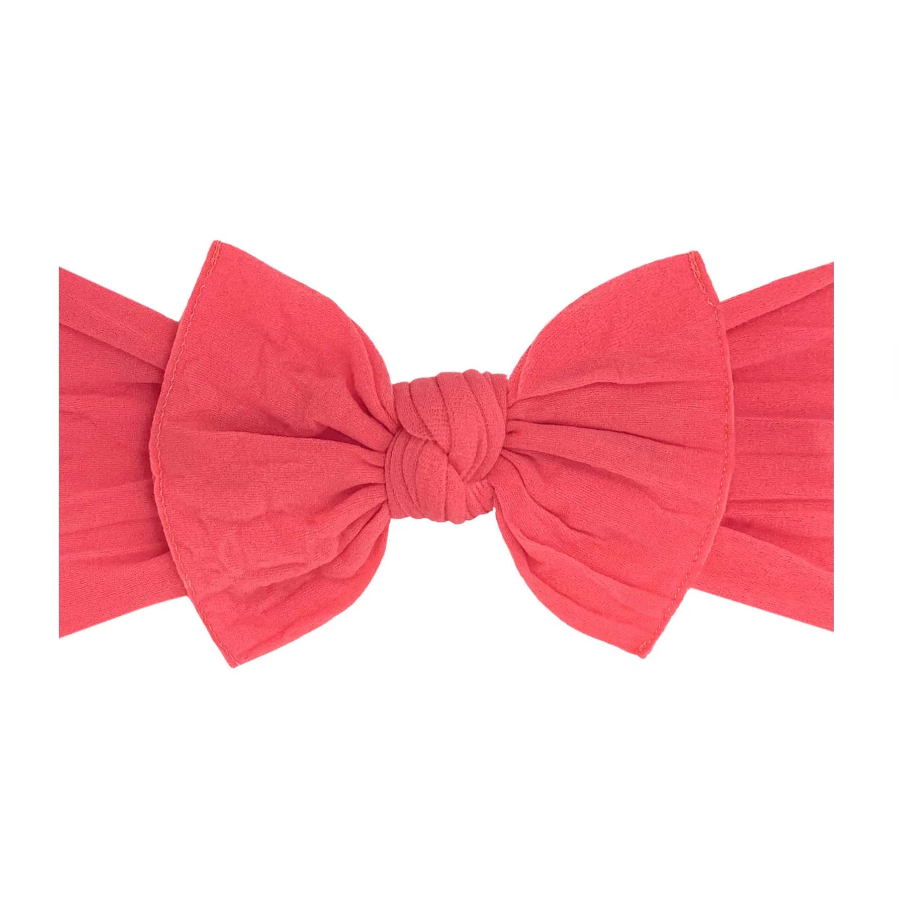 Original Knot Headband - Salmon Baby Bling Bows Lil Tulips