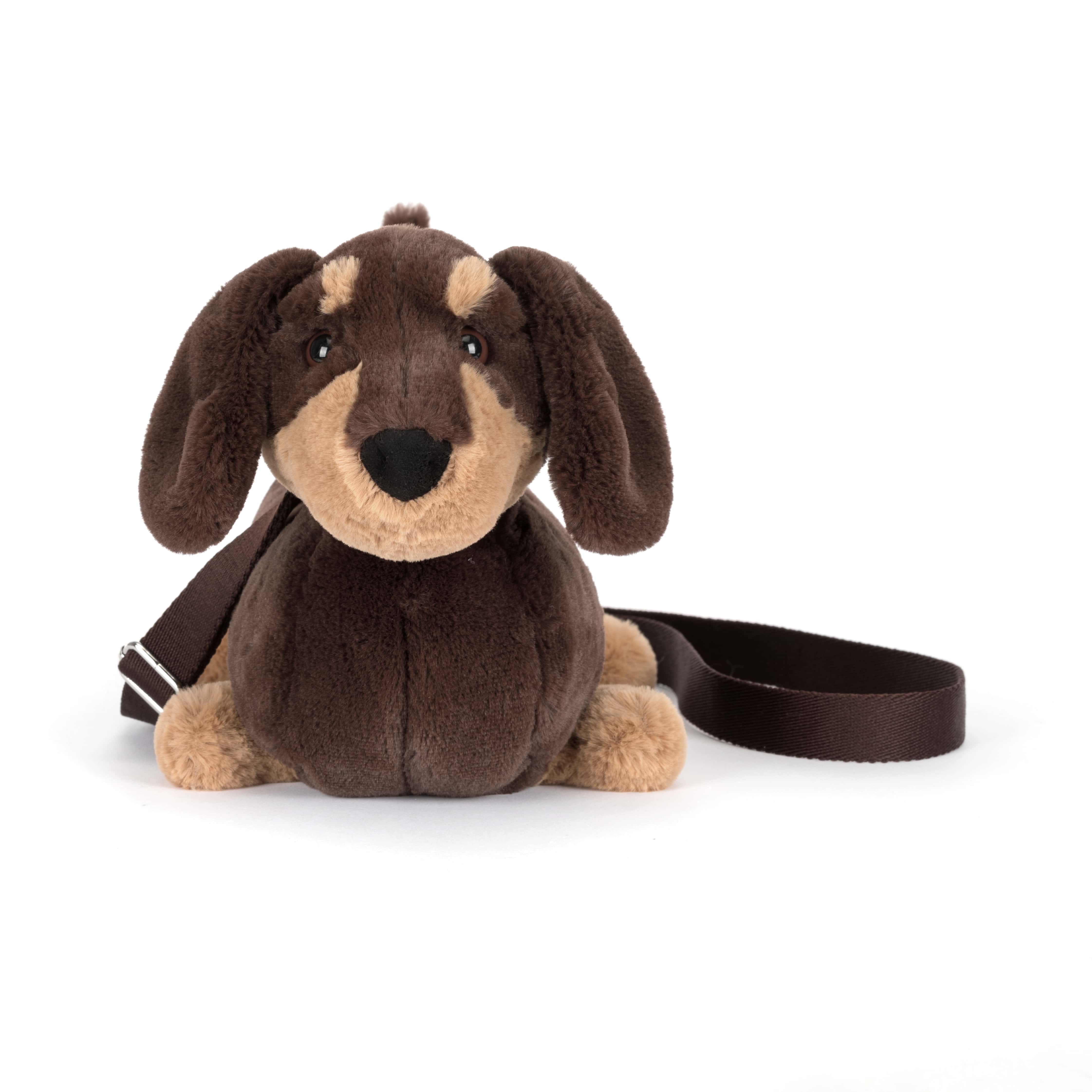 Otto Sausage Dog Shoulder Bag Jellycat Lil Tulips