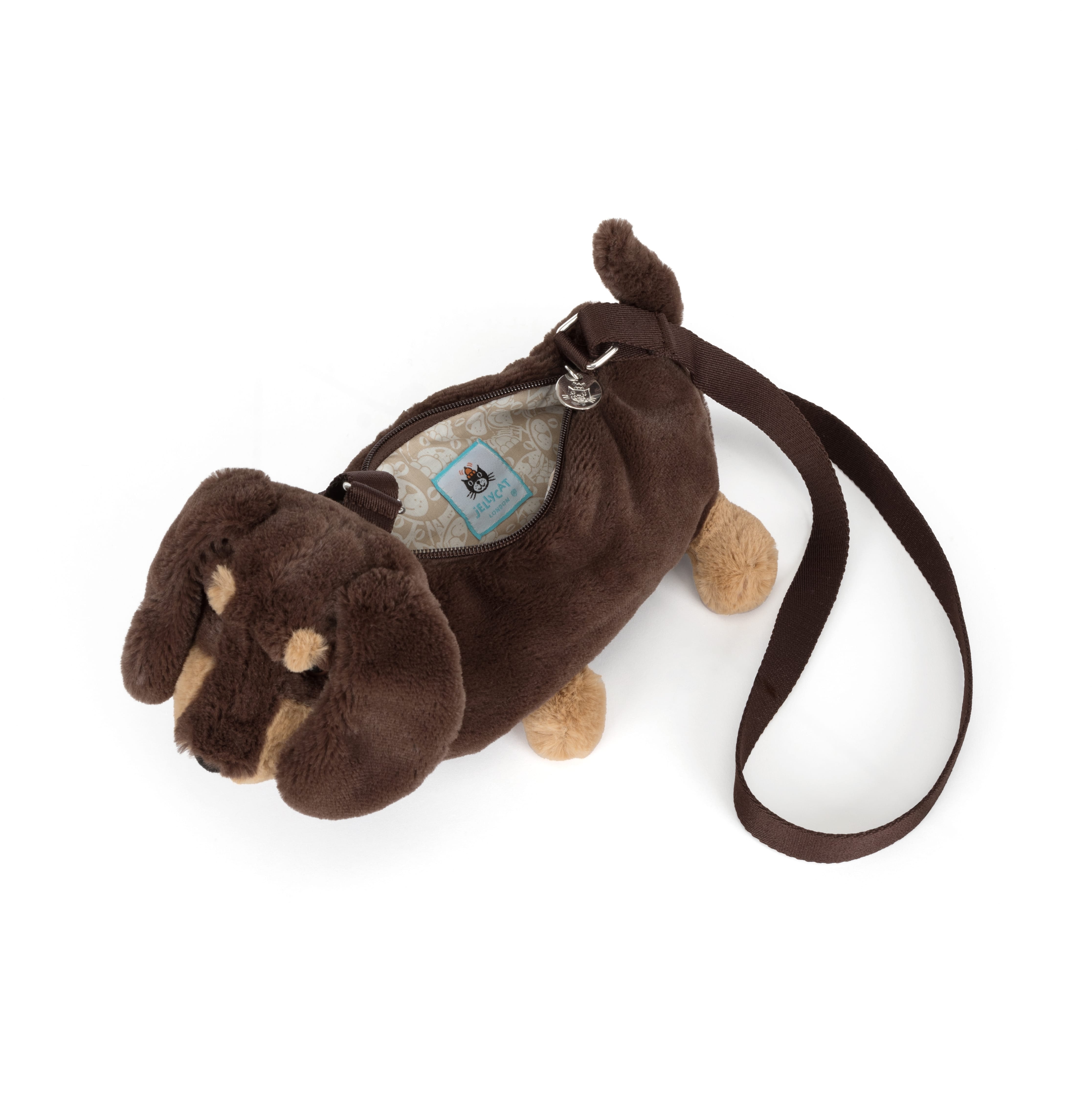 Otto Sausage Dog Shoulder Bag Jellycat Lil Tulips
