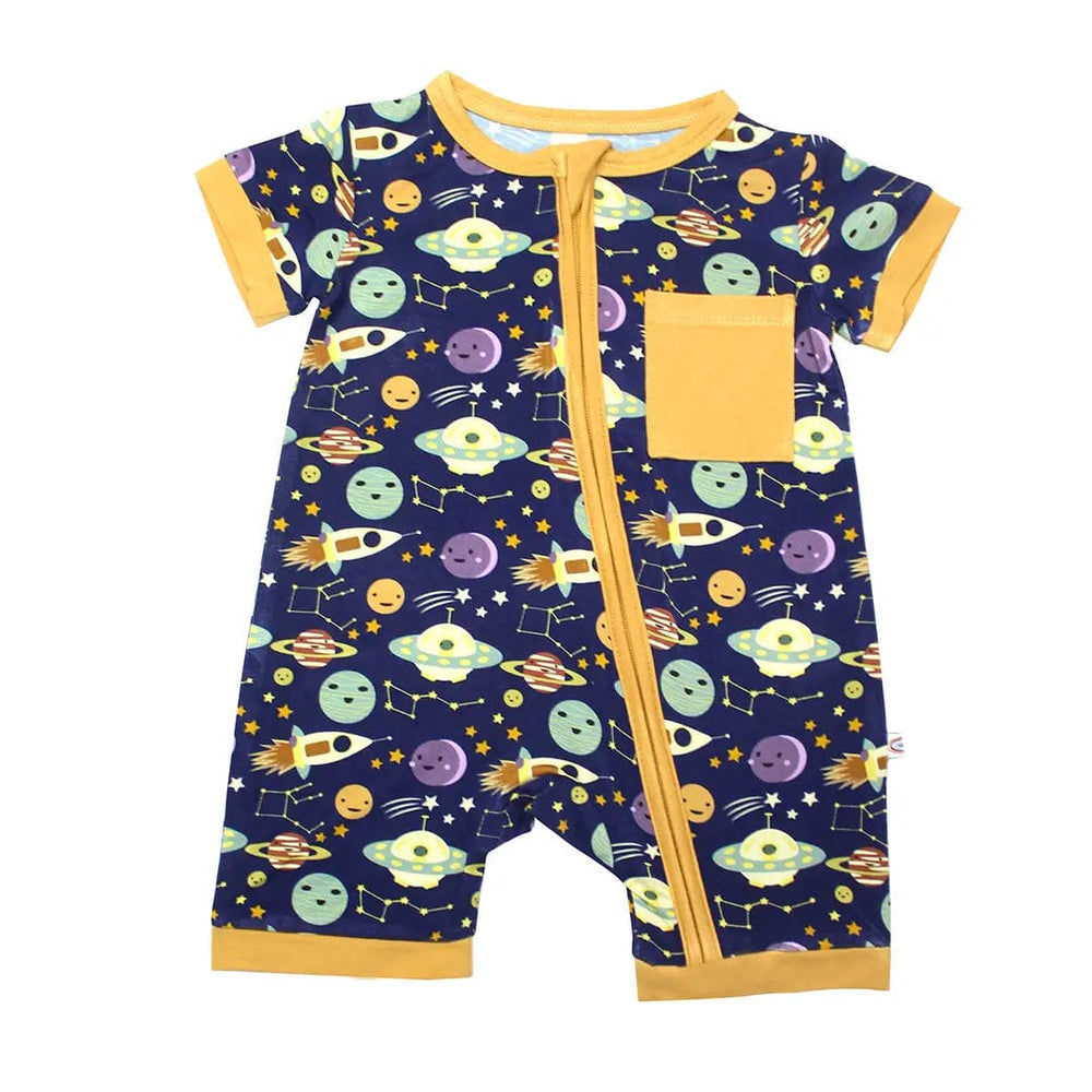 Out of This World Bamboo Baby Shortie Romper Emerson and Friends Baby & Toddler Clothing Lil Tulips