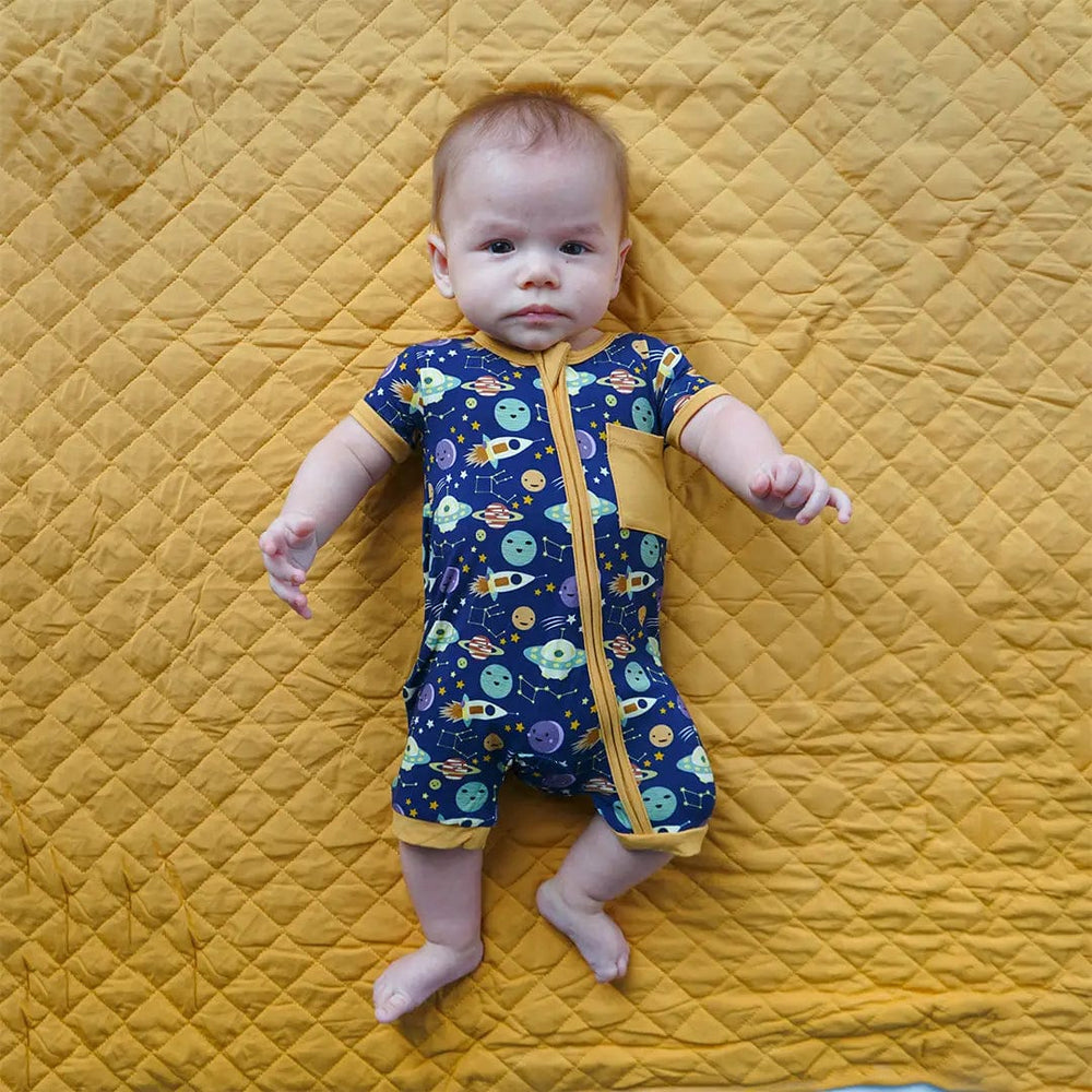 Out of This World Bamboo Baby Shortie Romper Emerson and Friends Baby & Toddler Clothing Lil Tulips
