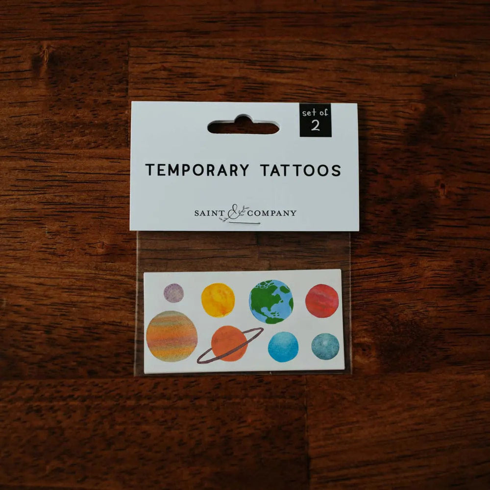 Outer Space Temporary Tattoos Saint & Company Lil Tulips