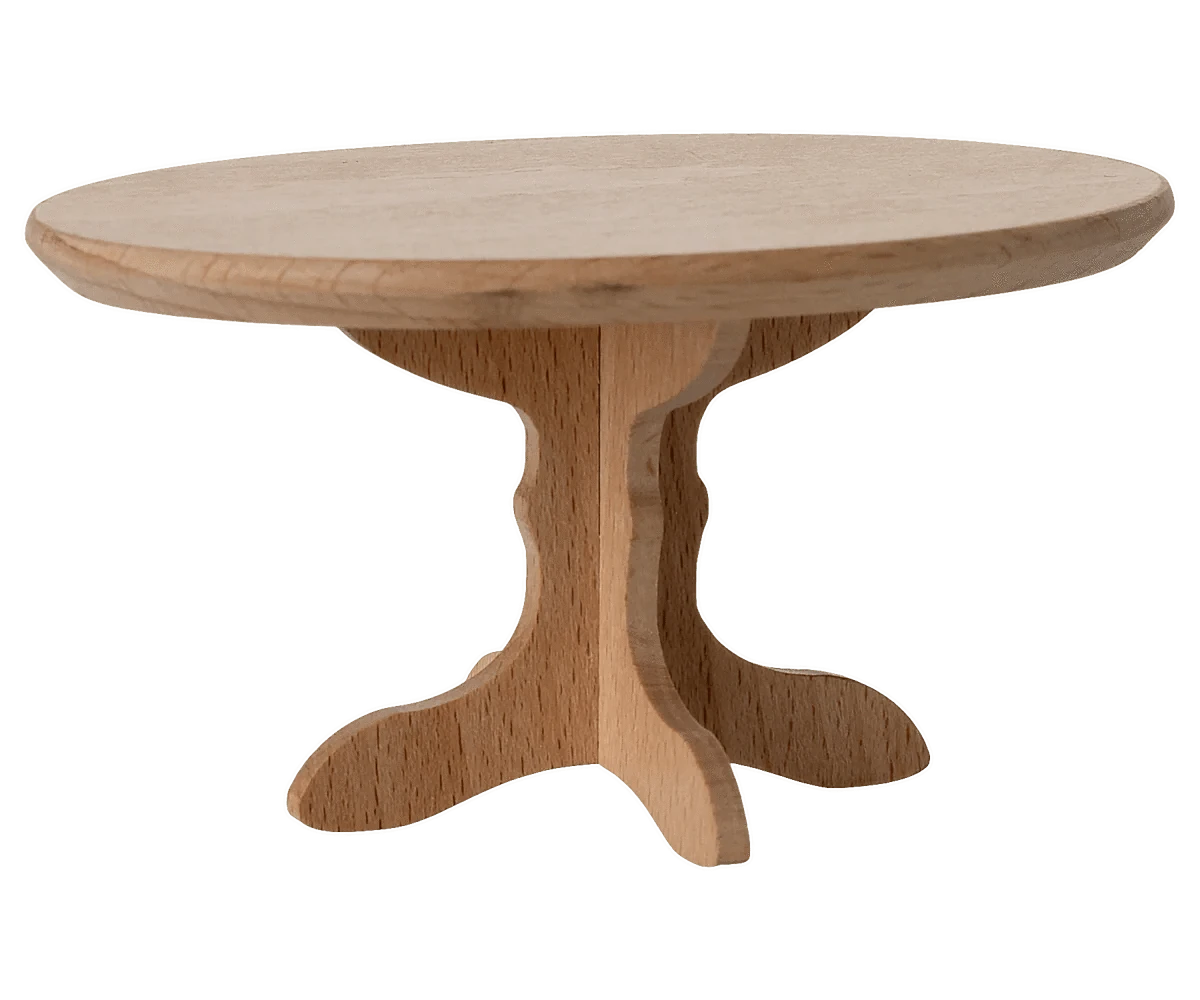Oval dining table, Mouse - Nature Maileg Lil Tulips