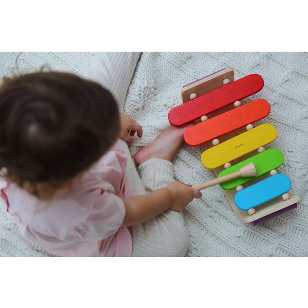 Oval Xylophone Plan Toys Lil Tulips