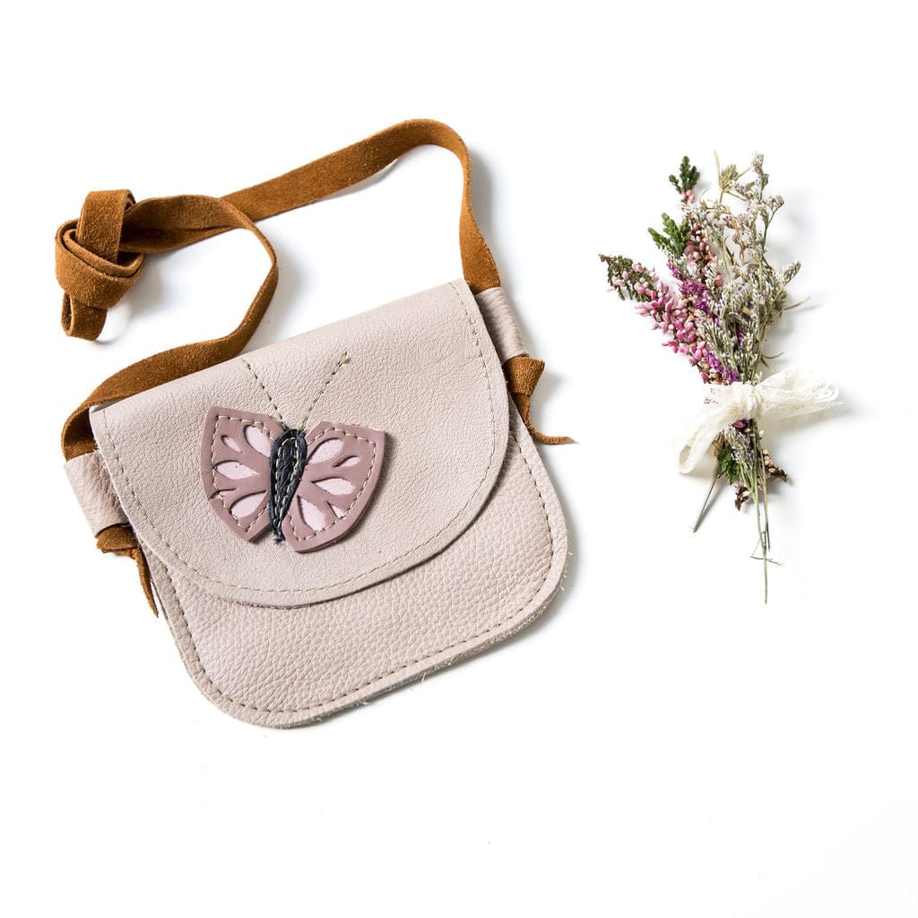 Oyster Butterfly Leather Kids Purse Starry Knight Design Lil Tulips