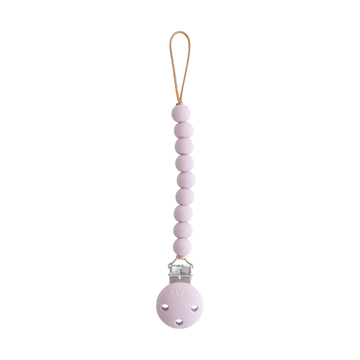 Pacifier Clip | Hera (Soft Lilac) Mushie Lil Tulips