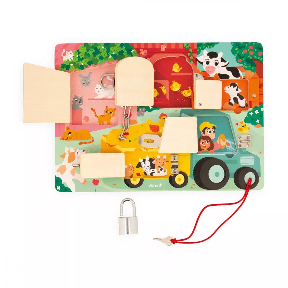 Padlocks Board - The Farm Janod Lil Tulips