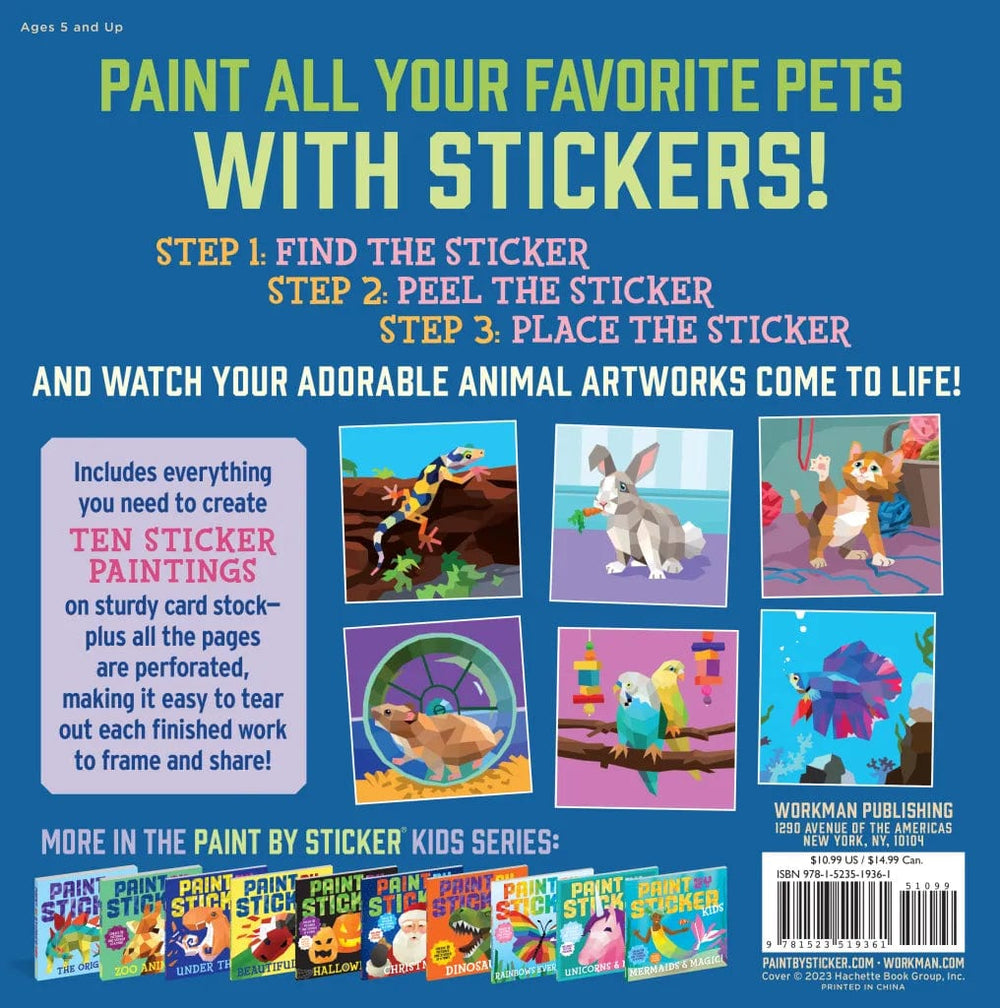 Paint by Sticker Kids: Pets Paint by Sticker Lil Tulips
