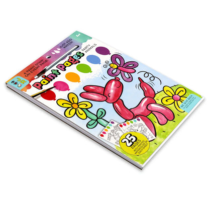 Paint Pages- Party Animals Bright Stripes Lil Tulips