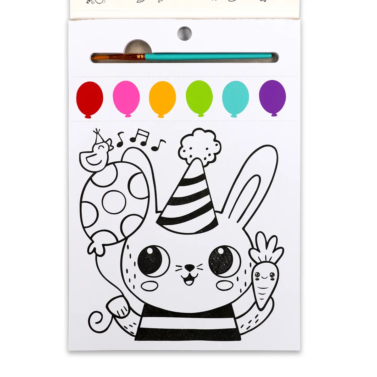 Paint Pages- Party Animals Bright Stripes Lil Tulips