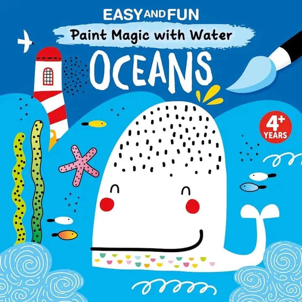 Painting Book - Paint Magic with Water: Oceans Wellspring Lil Tulips