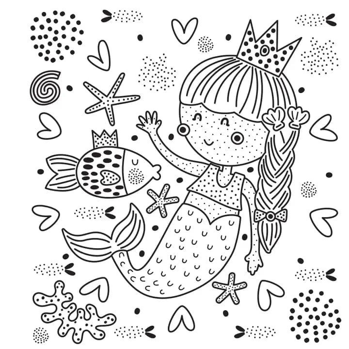 Painting Book - Paint Magic with Water: Oceans Wellspring Lil Tulips