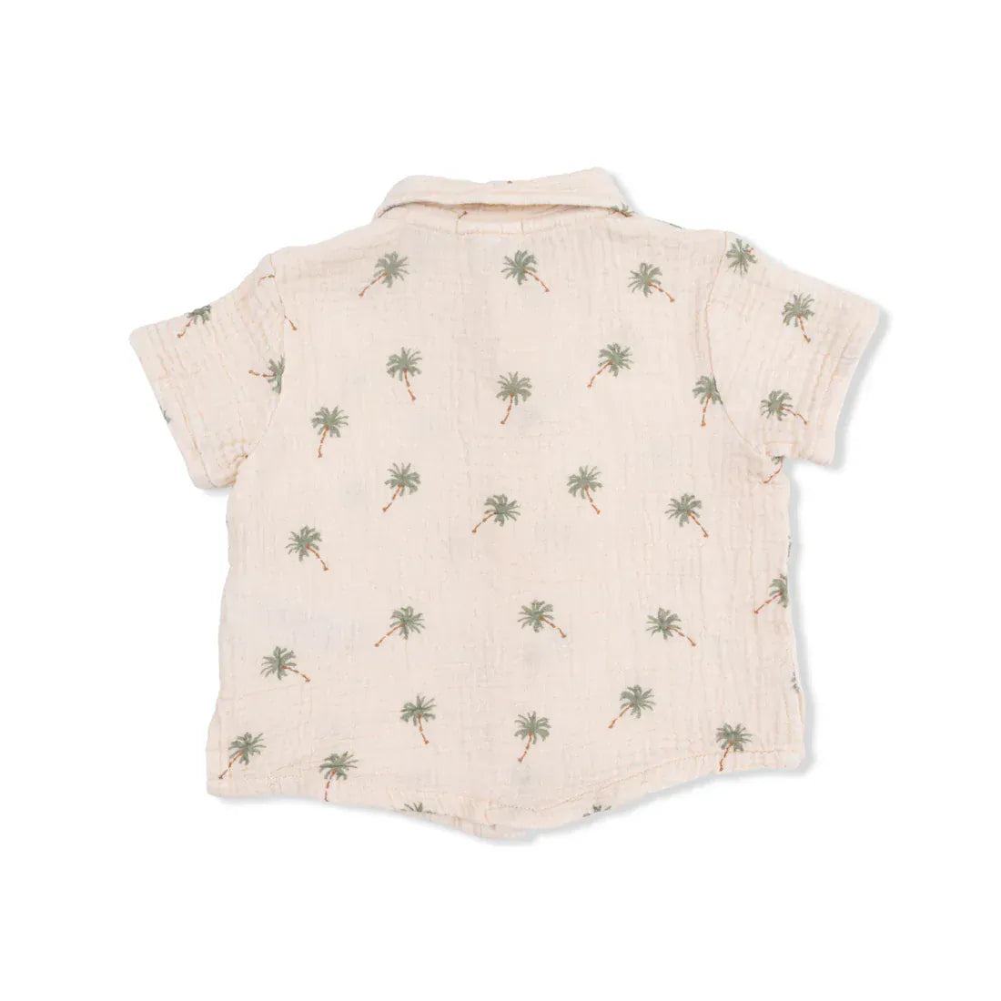 Palm Trees - Polo Button Up with Casual Short Angel Dear Lil Tulips