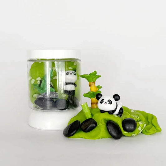 Panda (Mango) Mini Dough-To-Go Earth Grown KidDoughs Lil Tulips