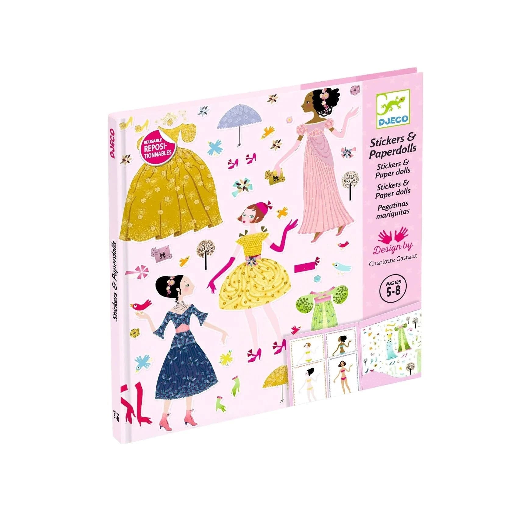 Paper Dolls Dresses Through the Seasons Djeco Lil Tulips